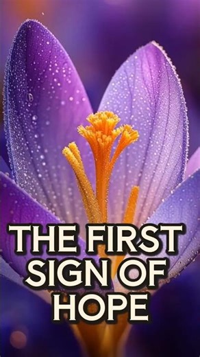 🌷The First Flower of Spring Has a Powerful Message for You✨