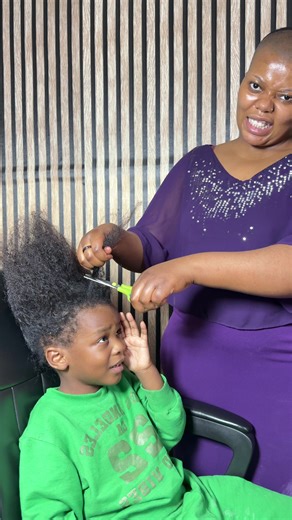 Don’t worry baby it’s gonna grow back @Shantale and musa | Natural Hair