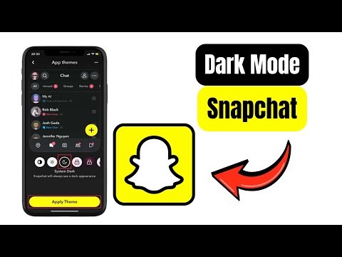 How To Get Dark Mode On Snapchat (For iPhone!!!)