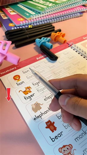 Meet TraceTrek 👋 The handwriting system that's helped 30,000 families. Our workbooks are: ✔️ Designed with grooves that teach proper pencil grip ✔️ Magic ink that disappears for mistake-free practice ✔️ AND proven to get results in just 3 weeks There's a reason pre-K teachers call TraceTrek "the handwriting game-changer." | Layla Gardner