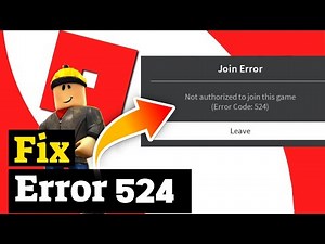 How To Fix Roblox You Do Not Have Permission To Join This Experience (Error code 524) Error 524 fix