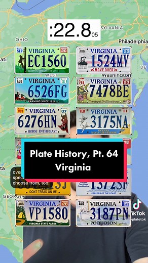 Exploring the History of Virginia License Plates