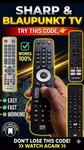 SHARP & BLAUPUNKT remote #izugodtech #tech #fortniteclips #shorts
