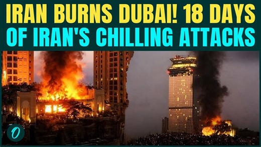 Raw footage: Iran’s Shahed drones bomb Dubai - chilling attacks in 18 days | Airport, buildings hit