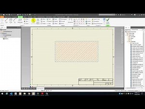 Inventor -Drawing - Color Hatch