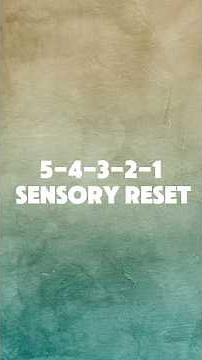 5-4-3-2-1 Calming Sensory Reset | Quick Grounding Exercise for Stress Relief