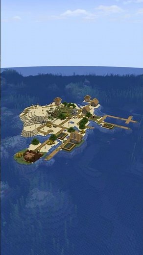 Minecraft Shipwreck Village Island Seed