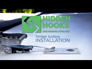 Hidden Hooks Horizontal Hook Timber Deck Installation Instructions