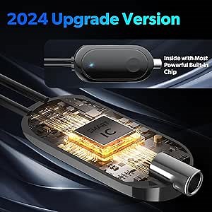 Strongest TV Antenna, 360° Reception Long Range HD Local Channels Supports 8K, 4K, 1080P for All TVs - 38FT Cable