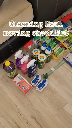 Move-in Deep Cleaning Supplies Checklist