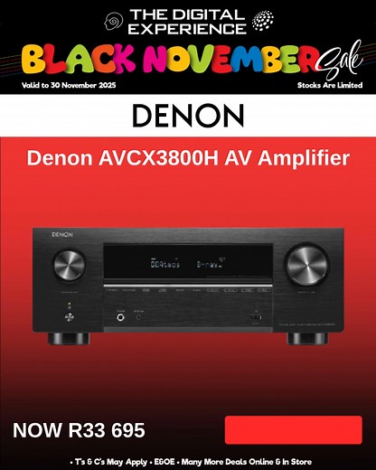 15 reactions |  Power. Precision. Pure Sound. Experience Denon Sound...