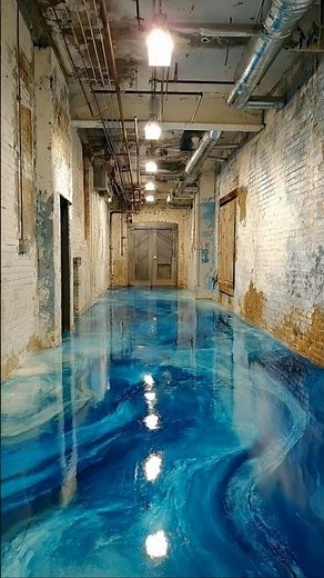 Stunning Ocean Epoxy Floor From Start to Finish #epoxy #home #diy