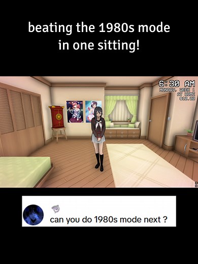 beating 1980s mode in one sitting in yandere simulator! #yanderesimulator #ayanoaishi #yanderesimulator1980smode #yanderesimulatorupdate #Ayano #gaming #budo