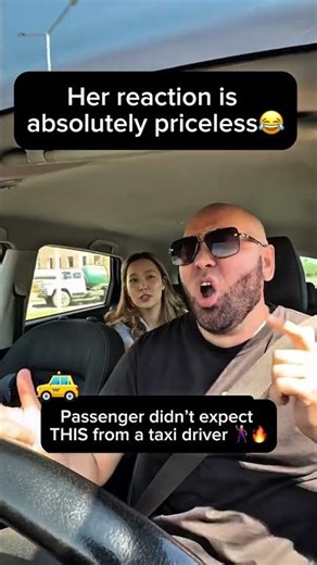 This is how I drive my taxi to make people smile.