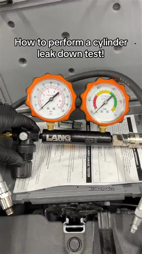 This is how you perform a cylinder leak down test on a Toyota RAV4. #toyota #rav4 #cylinderleak #carmechanic #autorepair | krisbuchowicz