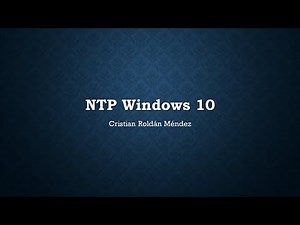 NTP Windows 10