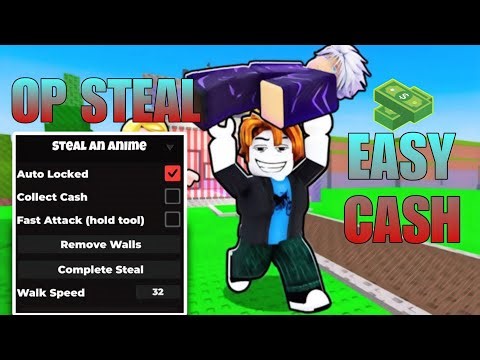 Steal An Anime Roblox Script 🤯 | 100% Working 😳 | Instant Steal, Remove Wall, Speed, | Pastbin 💥 |