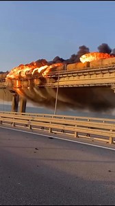337K views · 5K reactions | Eight people in Russia get life sentences over the Crimean Bridge explosion. Authorities say six businessmen, a farmer, and a truck driver helped Ukrainian intelligence blow up a truck loaded with explosives—killing five. The blast on 8 October 2022 destroyed part of the bridge and ignited a massive fire from a passing train’s fuel tanks. | Ukraine:News | Facebook