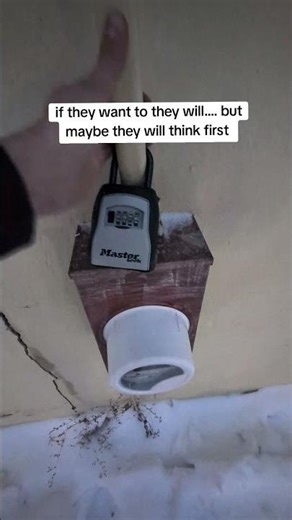 where do you put your key lock box? #lock #safe #realestate #construction #builder