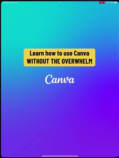 Learn How to Use Canva (without the overwhelm) Most Canva crash courses dump everything on you at once — and that’s why people leave more confused than confident. I teach Canva start to finish, click-by-click, one skill at a time. 👇 Your turn: Comment ONE thing you want to learn in Canva from beginning to end AND tell me what you think a reasonable price would be for that class. Your answers are literally shaping what I build next. #learncanva #canvatutorial #canvabeginner #canvaclass #canvatra