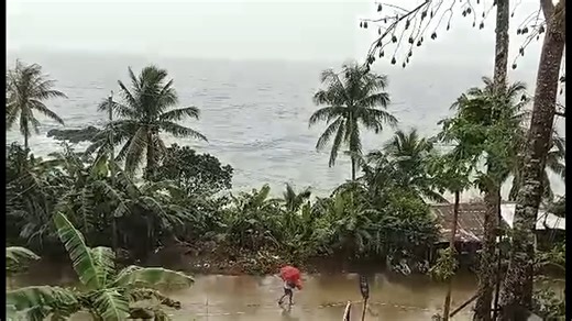 ABS-CBN News on Instagram: "Nakaranas ng malakas na pag-ulan ang San Ricardo, Southern Leyte dahil sa bagyong #BasyangPH. (🎥: Rino Bernados) | via Ranulfo Docdocan"