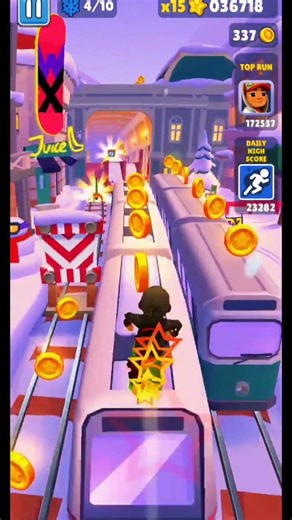 Subway Surfers High Score Chase! 🏃‍♂️ (No Wipeout Challenge)#subwaysurfers #shorts #shortsfeed