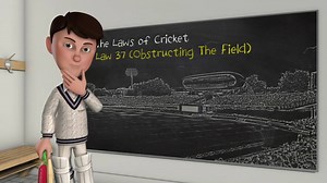 Know your Laws of Cricket! This animation is on Obstructing the Field... | Lord's Cricket Ground