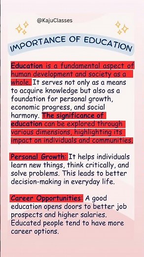 Essay on "Importance of Education"/Importance of Education Essay/Essay importance of education