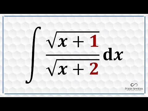 integrate sqrt(x+1) over sqrt(x+2)