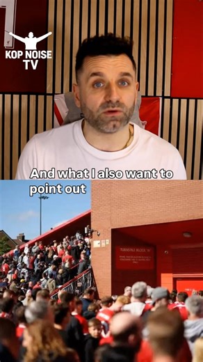 Liverpool fans FURIOUS 😡 queuing over 30 mins to get into Anfield #liverpoolfc #kopnoisetv #lfcnews