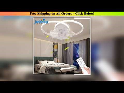 Jelena Modern Smart Ceiling Fan kitchen Bedroom Living Room Decor Ceiling Fan Light Remote Control
