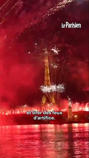 Smoke bombs and fireworks... Two minutes of madness in the Eiffel Tower district