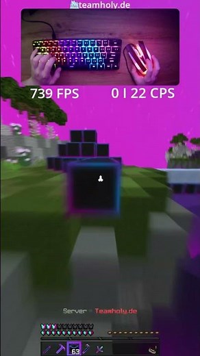 Minecraft Block Clutches + Drag Click! #shorts