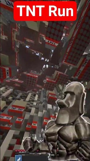 TNT run مثل سیگما #minecraft #shorts #sigma #trending #gaming #meme #memes #funny