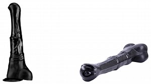 Watch Black PVC Horse Dildo on Amazon Live
