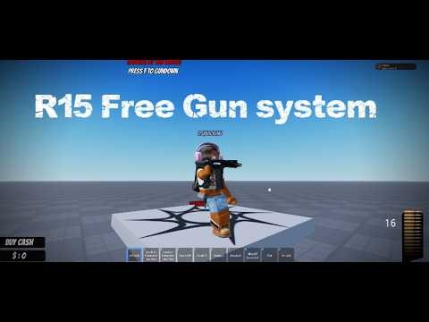 [FREE ] Roblox R15 Hood Gun System