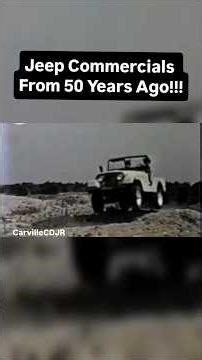 Who doesnt love old school jeep commercials??? #jeep #cdjr #Greeneville #carville