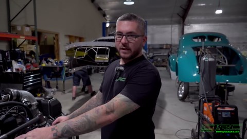 Clay's Camaro gets Headers as well as more Chevelle body fitment!