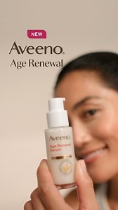 Aveeno® Age Renewal expertly combines Oat, Niacinamide, and a Retinol Alternative into an innovative formula that supports skin renewal, to leave it visibly more radiant and youthful | Aveeno