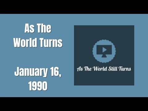 As The World Turns | January 16, 1990 | Full Episode