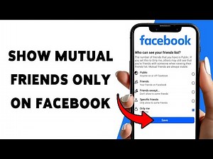 How To Show Mutual Friends Only On Facebook | Display Mutual Friends On Facebook Profile 2026