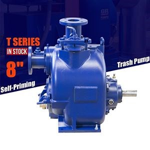 [Hot Item] USA Gorman Rupp 8 Inch Electric Self-Priming Trash Pump