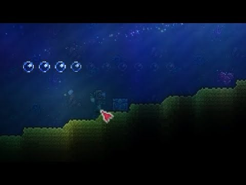 Great way to make use of a Diving Helmet from a Shark in Terraria
