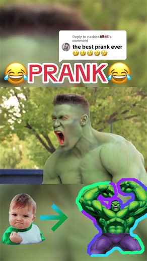 Hulk Transformation Prank on Little Boy