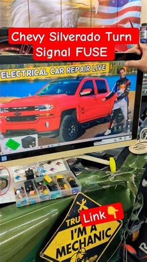 CHEVY Silverado 14-19⚒️Turn Signal FUSE 👉#chevy #silverado #easy #help #diy #video #fix #carrepair