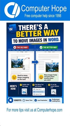 Stop Fighting Images in Word (Do This Instead) #MicrosoftWord #WordTips #Office365 #Shorts