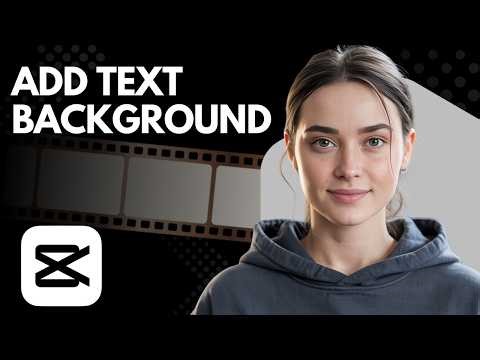 How to Add Text Background (CapCut Text Background Effect Tutorial)