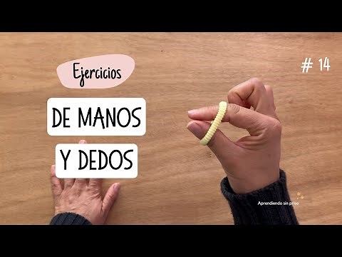 Ejercicios de manos y dedos para niños #14. Ejercicios con ligas de cabello.