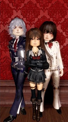 Zero, Yuuki & Kaname from Vampire Knight #vampireknight #dti #dresstoimpress #shorts