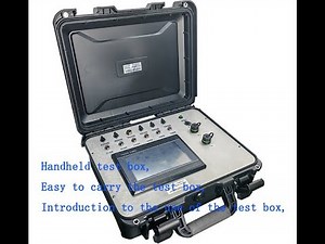 Handheld test box,Easy to carry the test box,Introduction to the use of the test box,